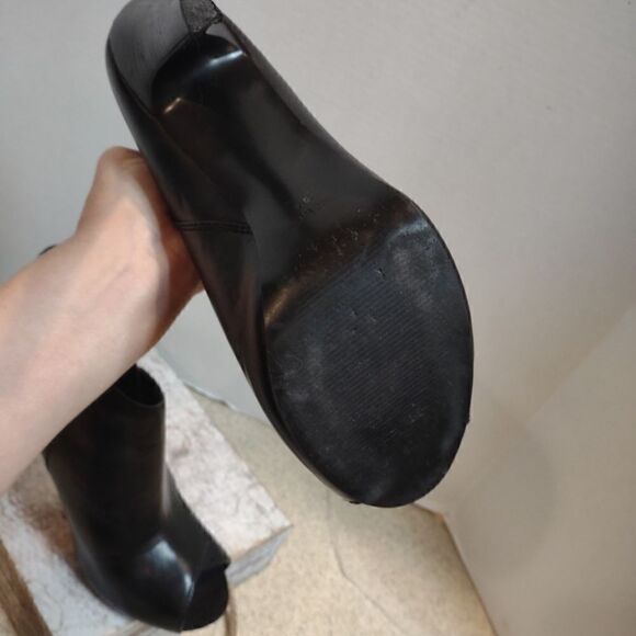 Vintage Nine West Leather Heels Size 10 4.5" - Picture 7 of 8